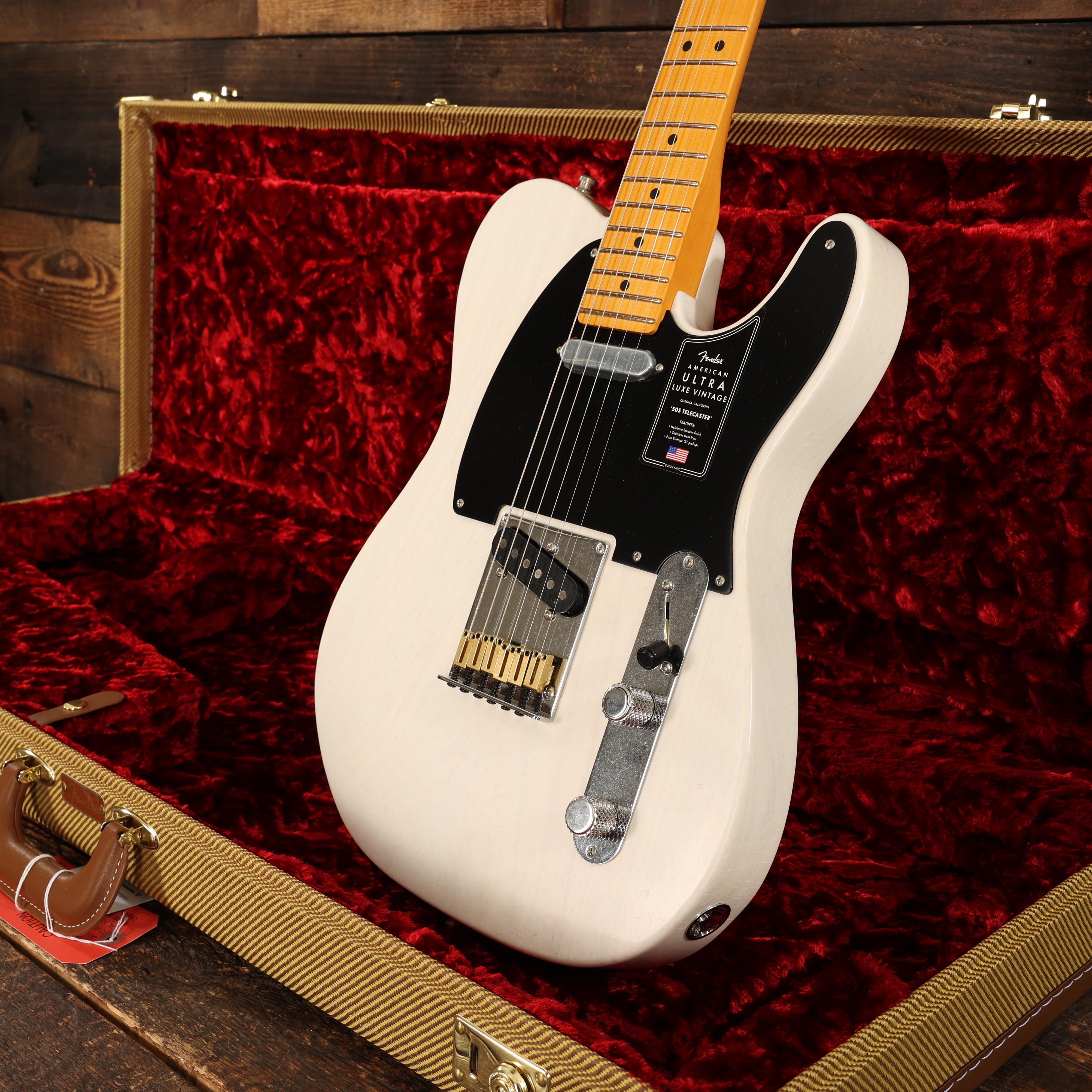 Fender American Ultra Luxe Vintage '50s Telecaster in White Blonde